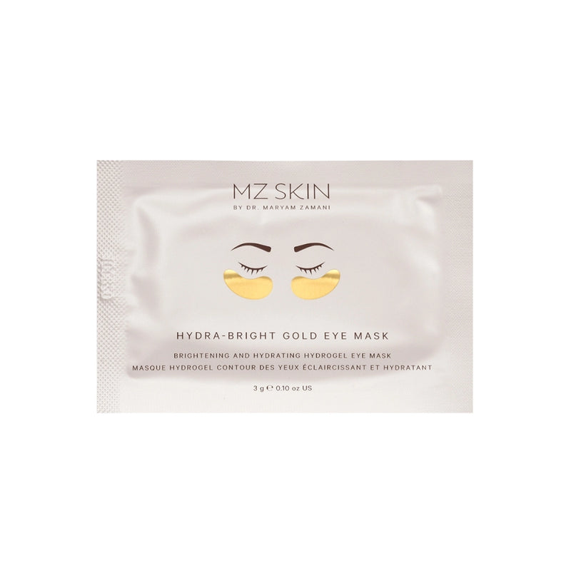 MZ Skin Hydra-Bright Gold Eye Mask Hidrogelio paakių kaukės