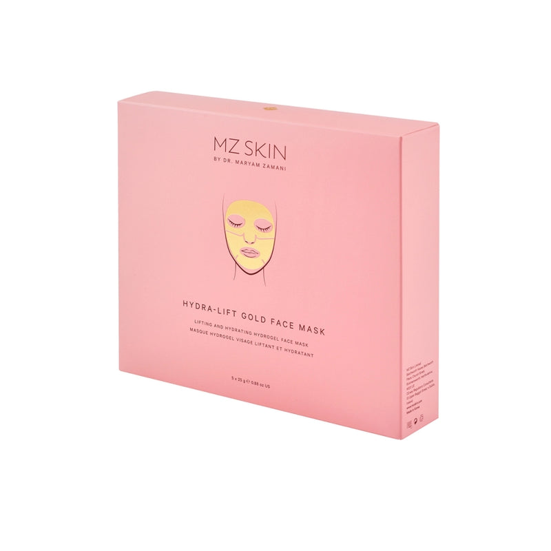 MZ Skin Hydra-Lift Gold Face Mask Liftinguojanti hidrogelio veido kaukė