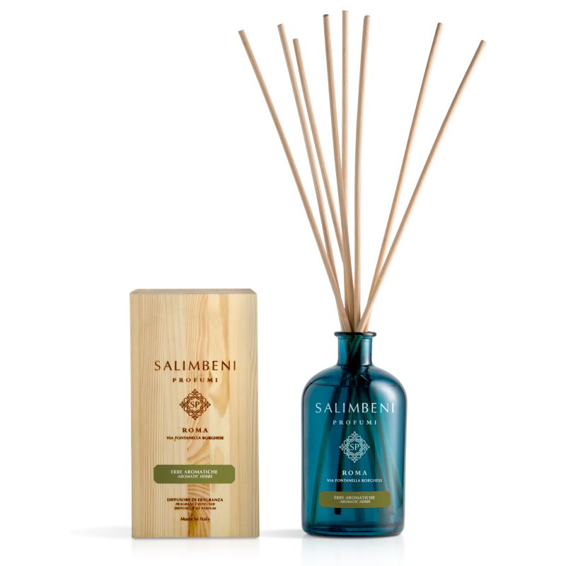 Home fragrance AROMATIC HERBS Salimbeni 1000ml diffuser + gift Previa hair product