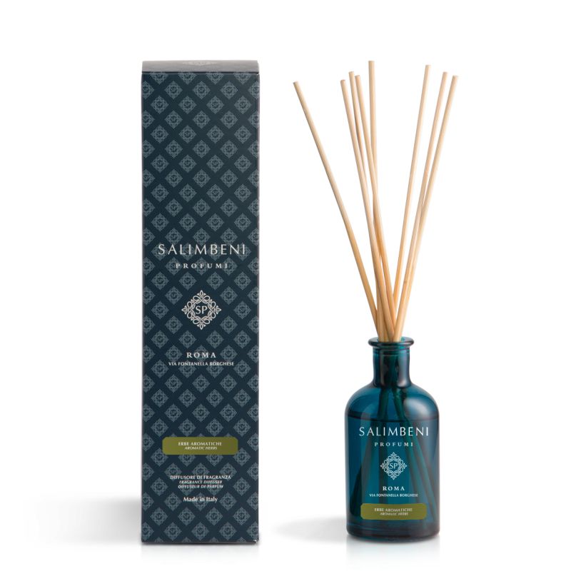 Home fragrance AROMATIC HERBS Salimbeni 100ml diffuser + gift Previa hair product