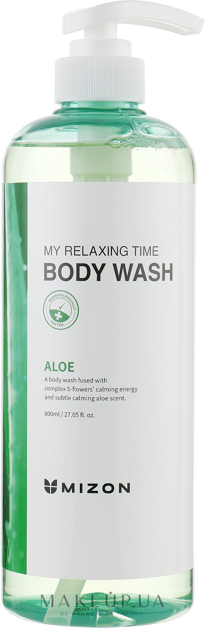 Mizon My Relaxing Time Body Wash Aloe dušo gelis su alavijais 800 ml