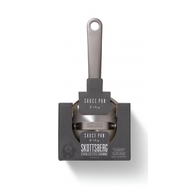 Nerūdijančio plieno puodas su rankena Skottsberg 14 cm