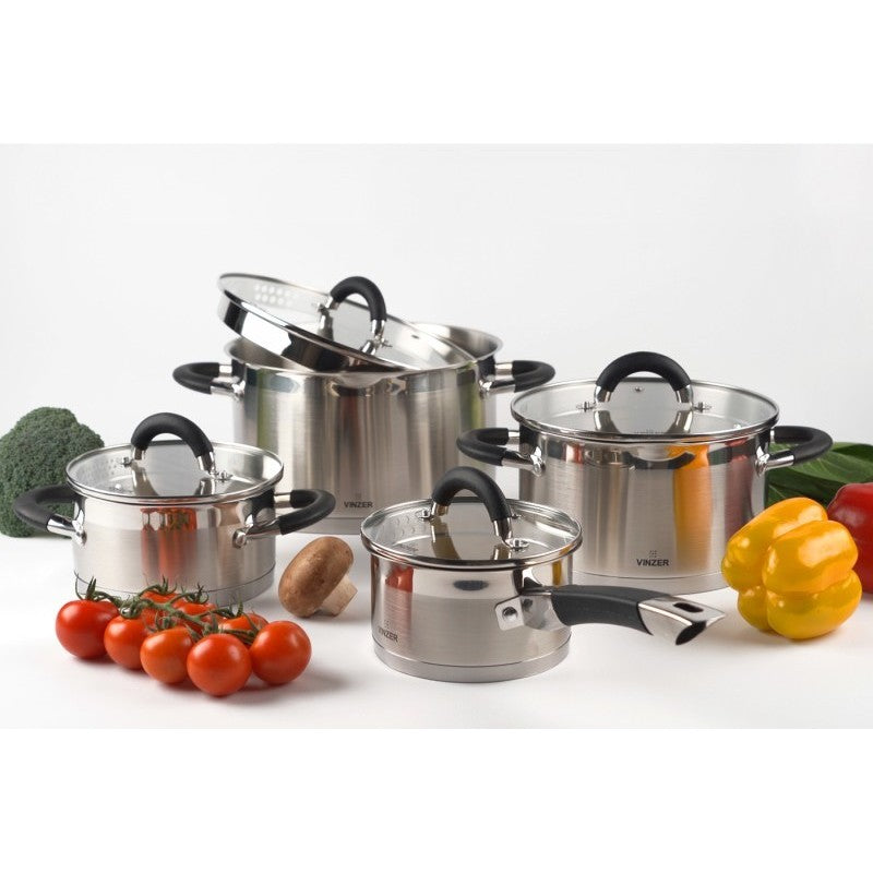 Nerūdijančio plieno puodų rinkinys Progresso Vinzer 50021, 4 vnt.