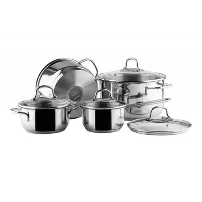 Nerūdijančio plieno puodų rinkinys Vinzer Techno 50022, 4 vnt.