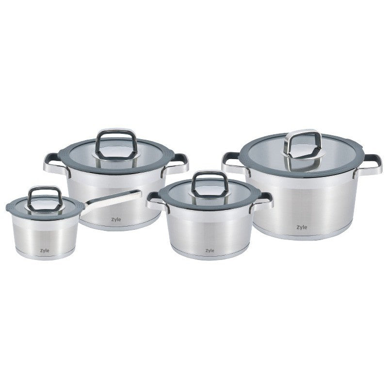 Zyle ZY1278PS Stainless Steel Pot Set