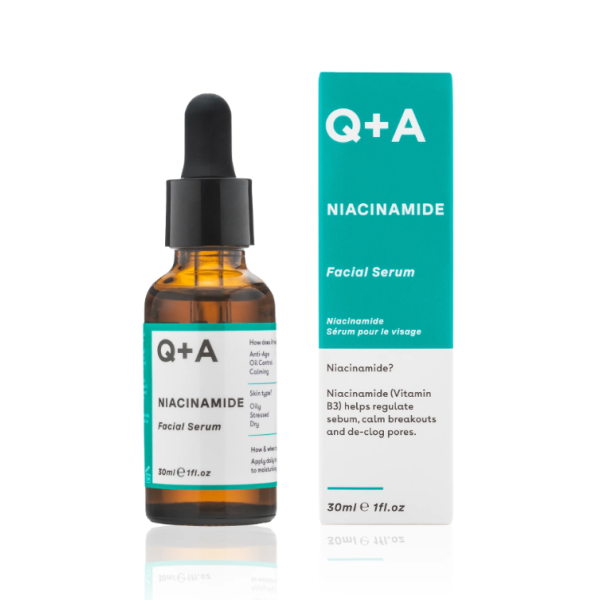 Q+A Niacinamine Facial Serum Сыворотка для лица с ниацинамидом, 30мл