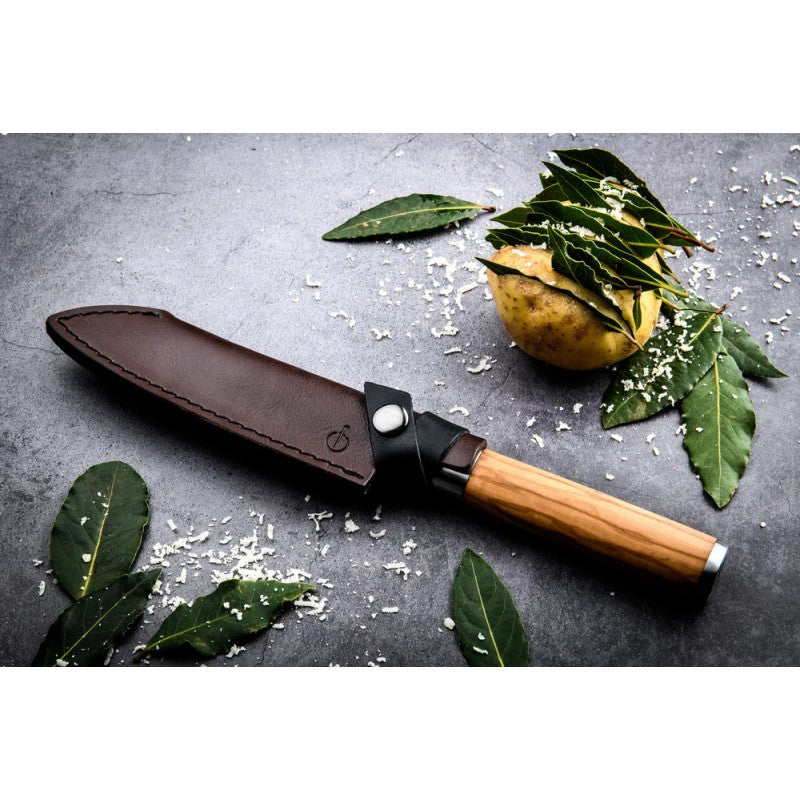 Odinis dėklas Santoku peiliui (14 cm) Forged