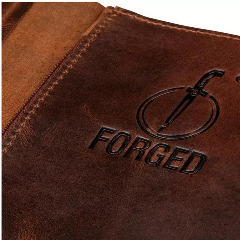 Кожаный чехол для ножа, кованый