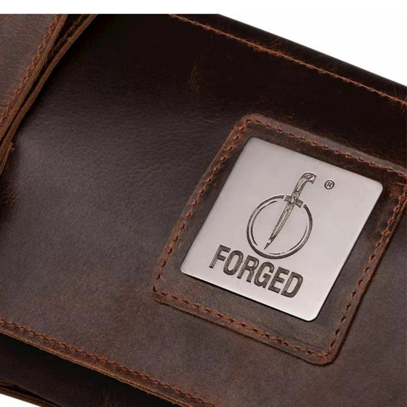 Кожаный чехол для ножа, кованый