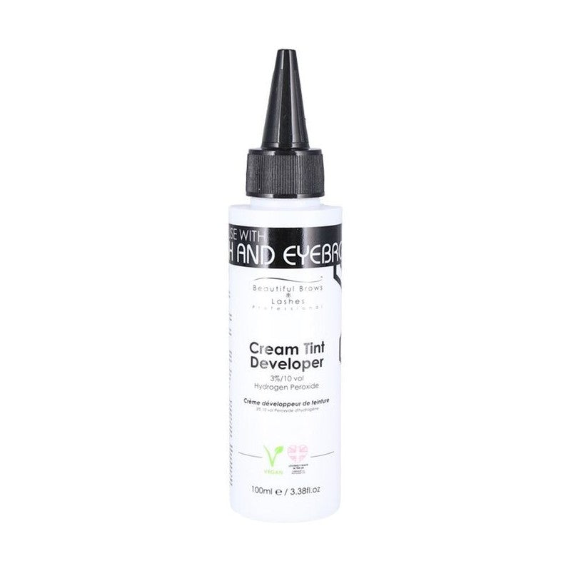 Oksidacinė emulsija blakstienų ir antakių dažams Beautiful Brows Lashes Professional Cream Developer, 3 %, 10 vol, 100 ml