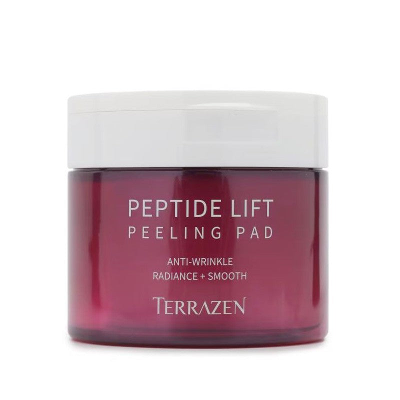 Подушечки для очищения и отшелушивания кожи лица Terrazen Peptide Lift Peeling Pad TER68349, 60 подушечек