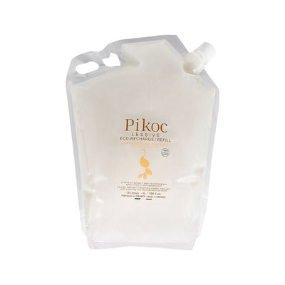 Perfumed detergent ORANGER EN FLEURS / Hypoallergenic Pikoc 5000 ml + capacity FOUNTAIN 4L + gift Mizon face mask