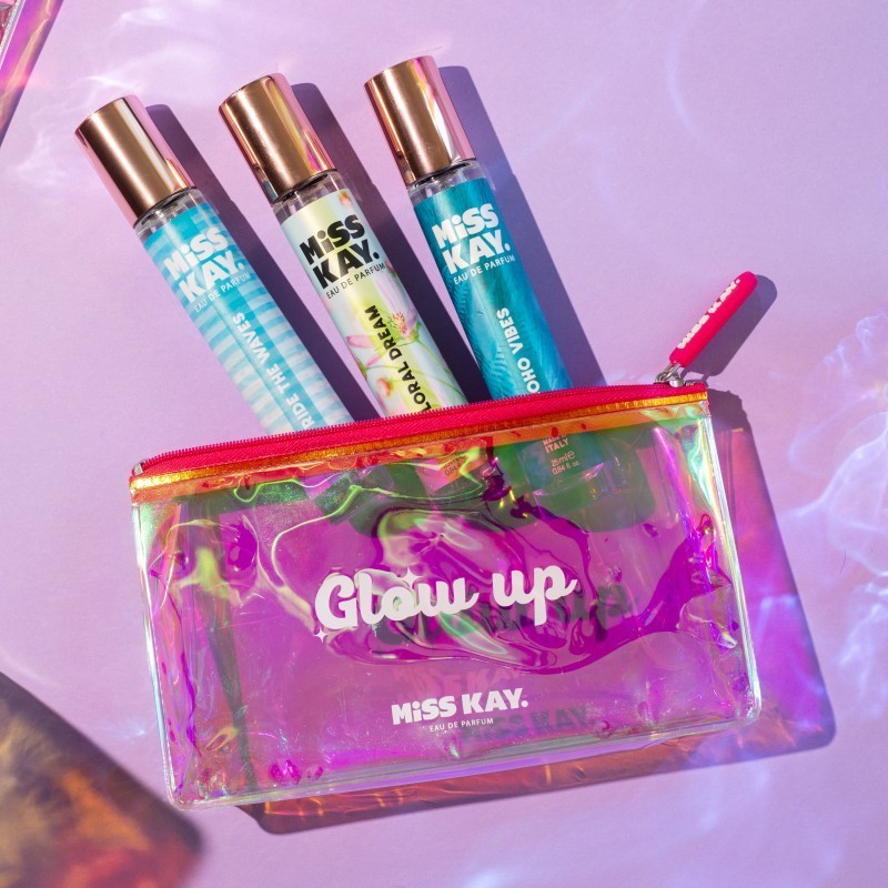 Parfumuoto vandens rinkinys Miss Kay Glow Up Kit MISS40186, 3 x 25 ml