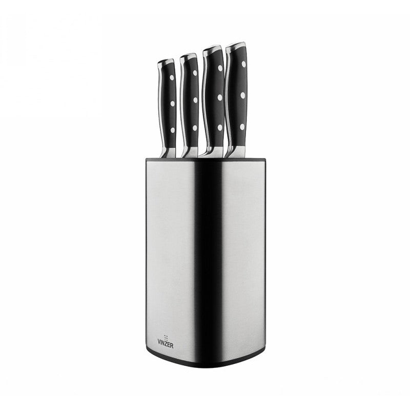 Peilių rinkinys su stovu Vinzer Classic VNZ50114, 4 vnt.