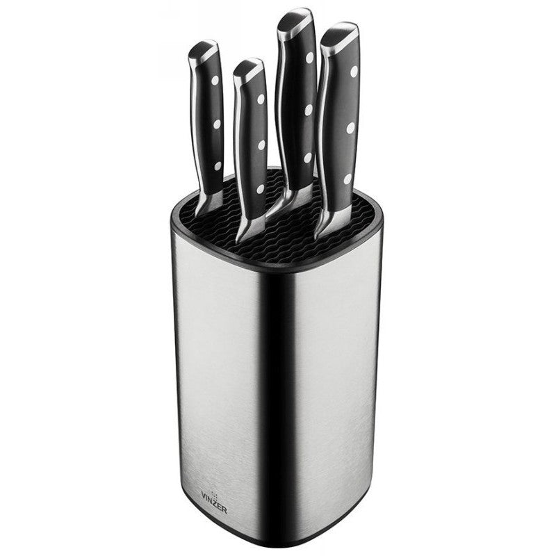 Peilių rinkinys su stovu Vinzer Classic VNZ50114, 4 vnt.