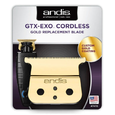 Blades Andis GTX-EXO Gold ShallowTooth Replacement Blade AN-74115 for hair clipper GTX-EXO 