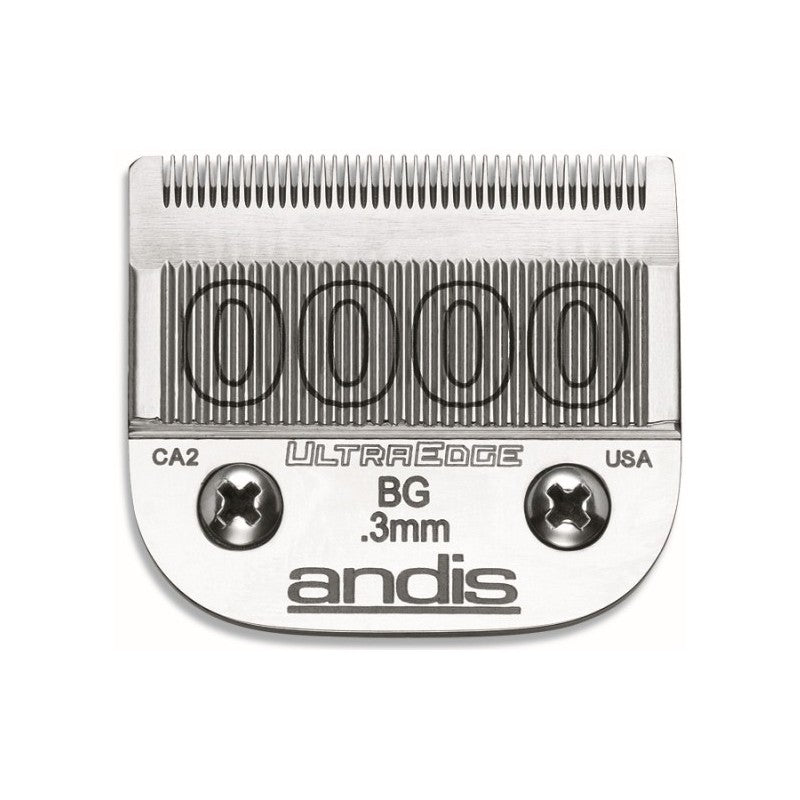 Blades for Andis Ultra Edge 0000 AN-64074 hair clippers AG, AGC, AGR, BG, BGC, BGR, MBG, SMC, 0.25 mm, 1 pc.