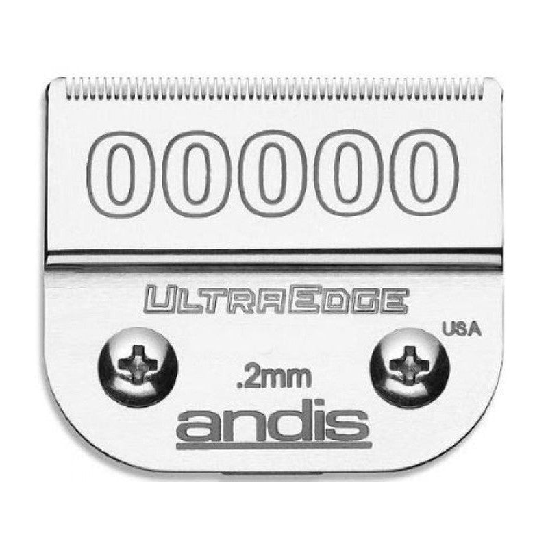Лезвия для машинки Andis Ultra Edge 00000 AN-64740 AG, AGC, AGR, BG, BGC, BGR, MBG, SMC, 0,2 мм, 1 шт.