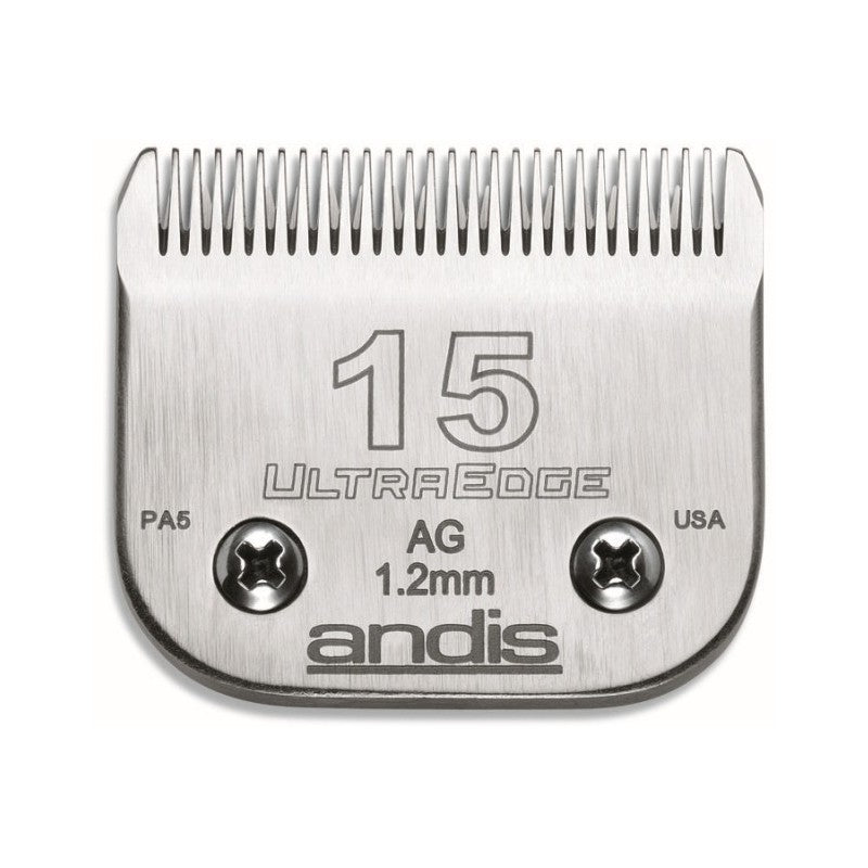 Blades Andis Ultra Edge 15 Detachable Blade AN-64072 for hair clippers AG, AGC, AGP, AGRC, AGCL, AGR+, AGRV, MBG, SMC, 1.2 mm, 1 pc.