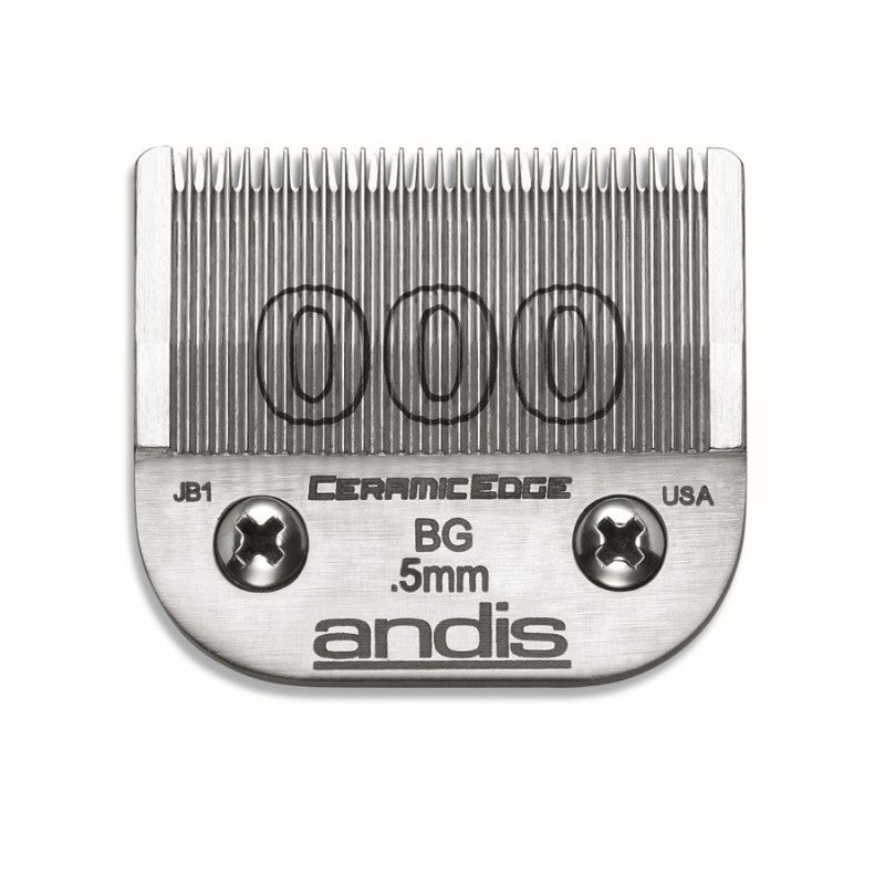 Peiliukai plaukų kirpimo mašinėlėms ANDIS AN-64480, 0,5 mm ilgio