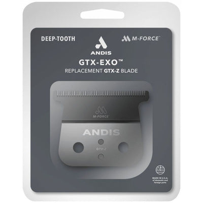 Peiliukas Andis M-FORCE Replacement GTX-Z Blade AN-562009, skirtas GTX-EXO ORL-S plaukų kirpimo-kantavimo mašinėlei-trimeriui