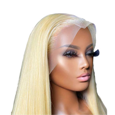 Blonde natural hair wig 20cm - 80cm