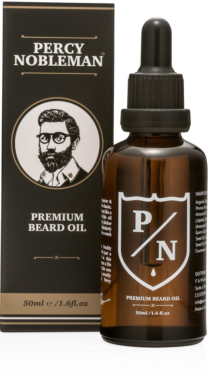 Percy Nobleman Premium Beard Oil Масло для бороды премиум-класса, 50 мл