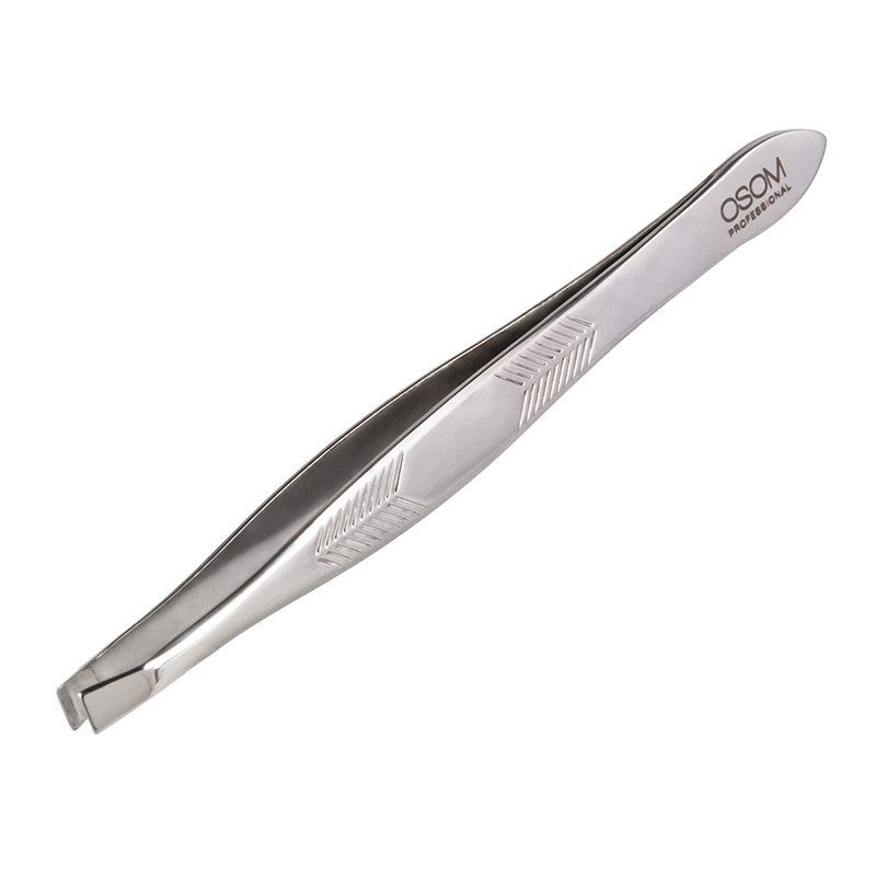 Tweezers for professional use OSOM Professional Stainless Steel Tweezers OSOMPT01GR, straight, 89 mm