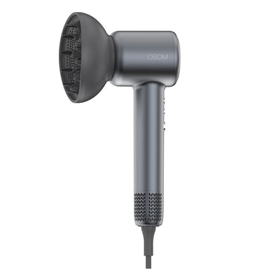 Plaukų džiovintuvas OSOM ORION BLDC High Speed Hair Dryer OSOMH1000GREY, 1600-1800W, su jonų funkcija, pilkos spalvos