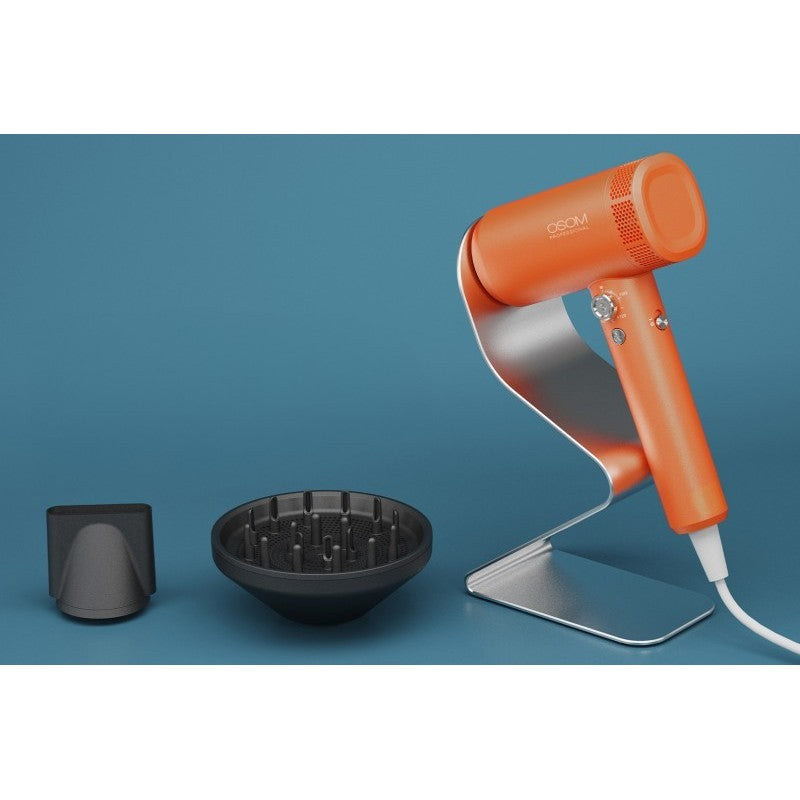 Plaukų džiovintuvas OSOM Professional LAVA Hair Dryer OSOMPLAVA, 1800 W, oranžinės spalvos