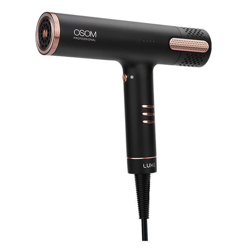 Hair dryer OSOM Professional LUXE BLDC High Speed ​​Hair Dryer OSOMPF08BL, 1500 W, black color