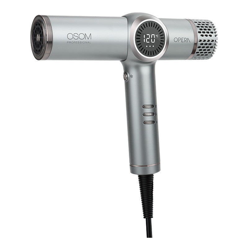 Фен OSOM Professional OPERA BLDC High Speed ​​Hair Dryer OSOMPF07DG, 1500 Вт, цвет серый