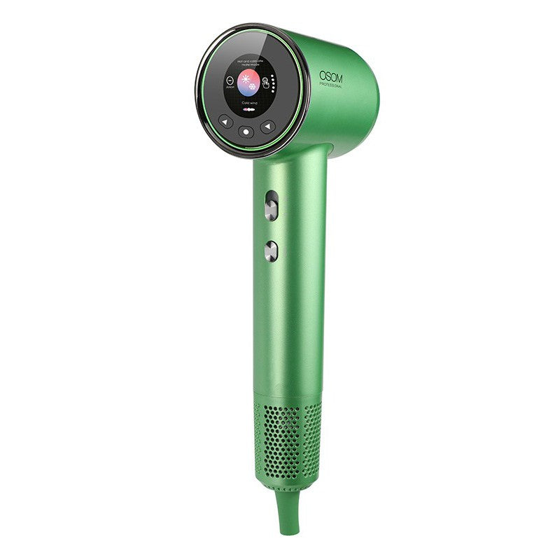 Plaukų džiovintuvas OSOM Professional Touch Sensor Hair Dryer Green OSOMP182GN, 1600 W, žalias