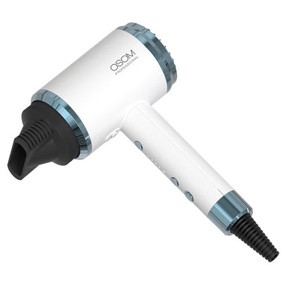 Фен Osom Professional White Hair Dryer, белый цвет, 1800 Вт + подарочный продукт для волос Previa