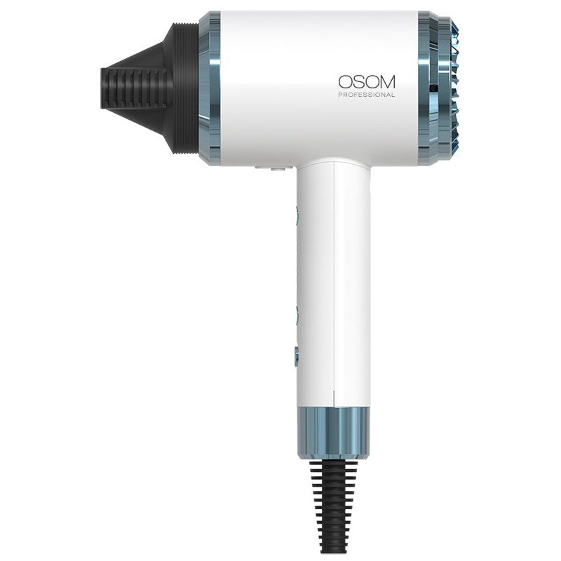 Фен Osom Professional White Hair Dryer, белый цвет, 1800 Вт + подарочный продукт для волос Previa