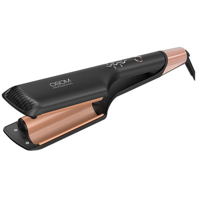 Plaukų formavimo žnyplės OSOM Professional Double Barrel Waver Iron OSOMP8702, plokštelės bangos diametras 25 mm