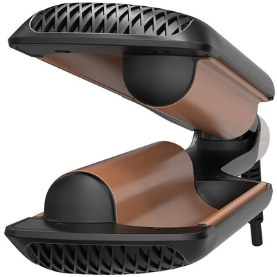 Plaukų formavimo žnyplės OSOM Professional Double Barrel Waver Iron OSOMP8702, plokštelės bangos diametras 25 mm