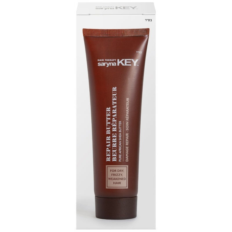 Plaukų kaukė Saryna KEY Damage Repair Pure African Shea Butter DR0085TBU, su taukmedžio sviestu, atstatomoji, skirta pažeistiems plaukams, 85 ml