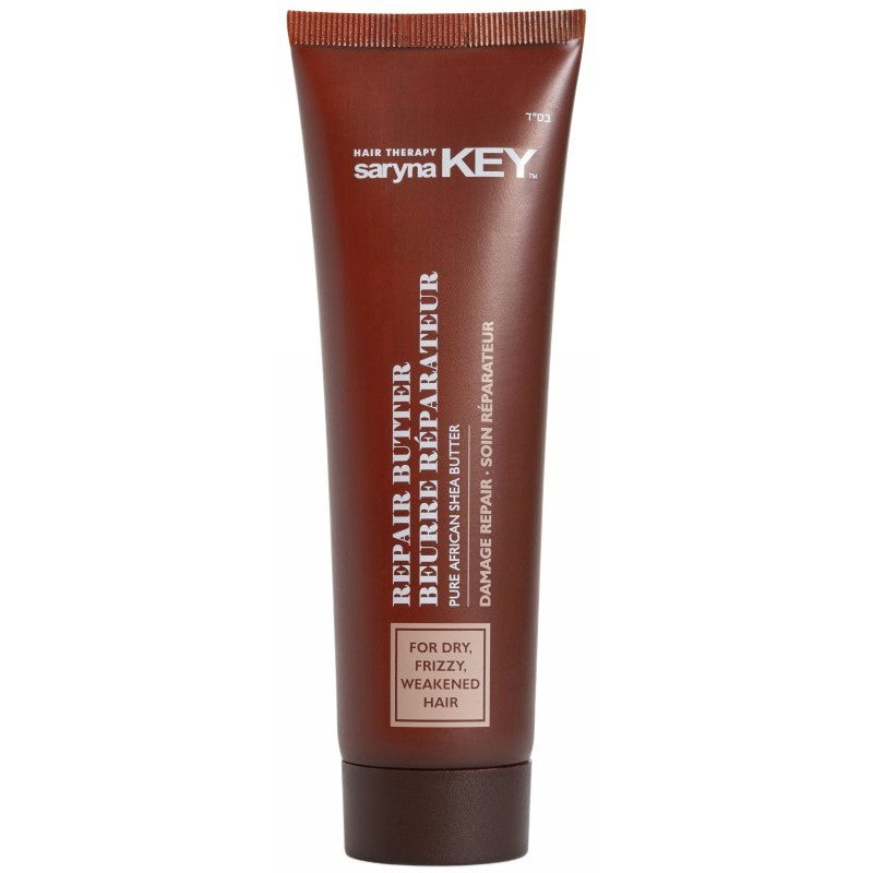 Plaukų kaukė Saryna KEY Damage Repair Pure African Shea Butter DR0085TBU, su taukmedžio sviestu, atstatomoji, skirta pažeistiems plaukams, 85 ml