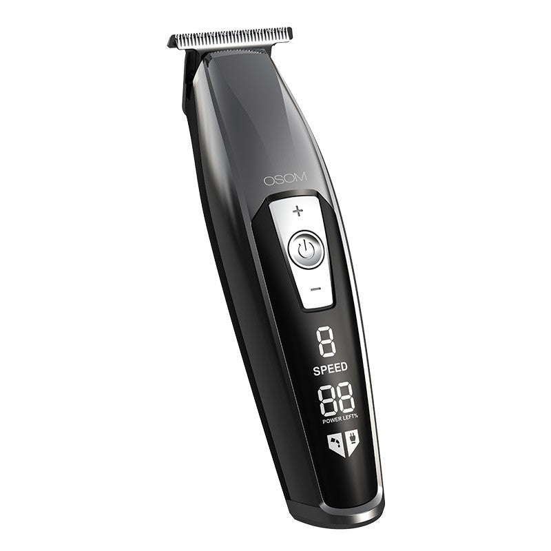 Plaukų kirpimo-kantavimo mašinėlė-trimeris OSOM Cordless Hair Trimmer OSOM3GM, tamsaus metalo spalvos