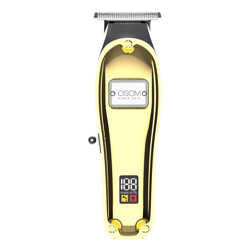 Plaukų kirpimo-kantavimo mašinėlė-trimeris OSOM Electric Hair Trimmer OSOM7GOLD, aukso spalvos