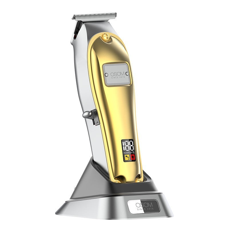 Plaukų kirpimo-kantavimo mašinėlė-trimeris OSOM Electric Hair Trimmer OSOM7GOLD, aukso spalvos