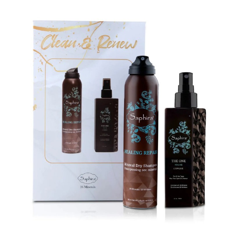 Набор средств по уходу за волосами Saphira Clean &amp; Renew, SAFCRBOX
