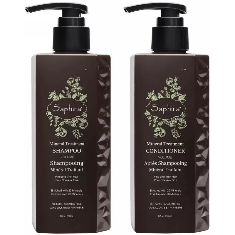 Набор средств по уходу за волосами Saphira Volume Boost Shampoo &amp; Conditioner SAFBMTS2MTC2, 2x250 мл