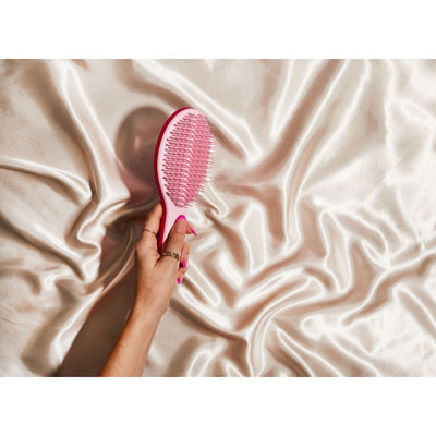 Plaukų šepetys Tangle Teezer Wet Detangler The Ultimate Styler Bright Pink TT31068, rožinės spalvos