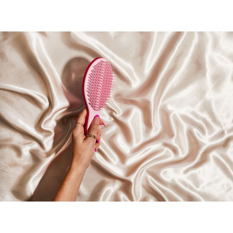 Plaukų šepetys Tangle Teezer Wet Detangler The Ultimate Styler Bright Pink TT31068, rožinės spalvos