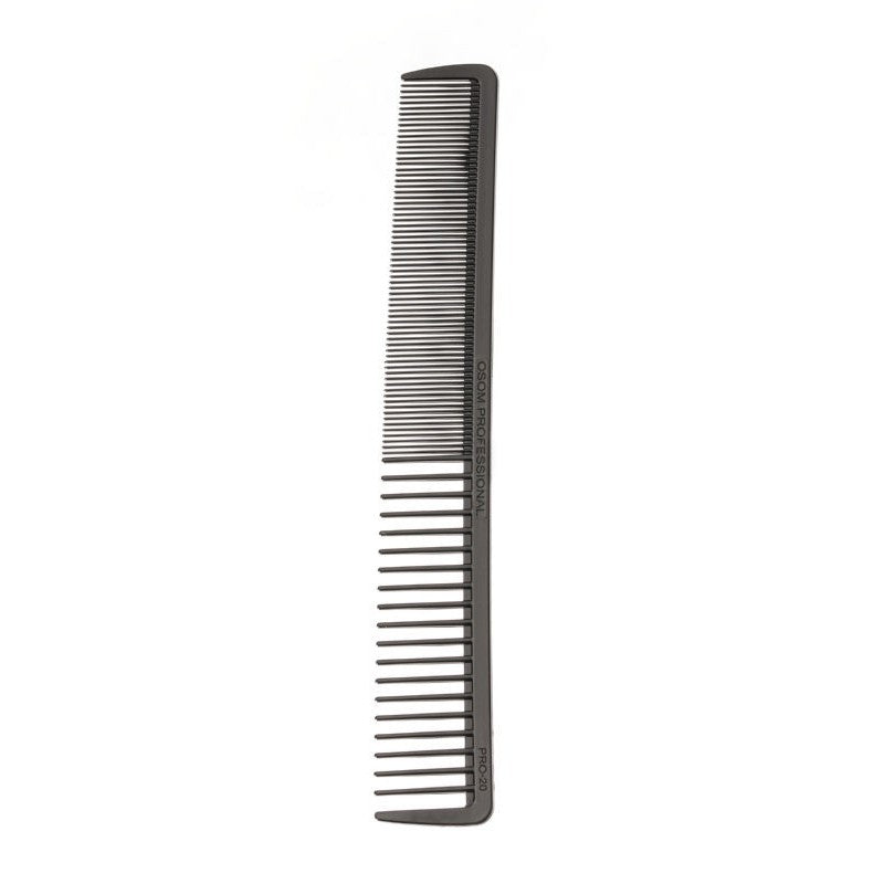 Hair comb OSOM Professional Black Cutting Comb OSOMPRO20BLK, antibacterial
