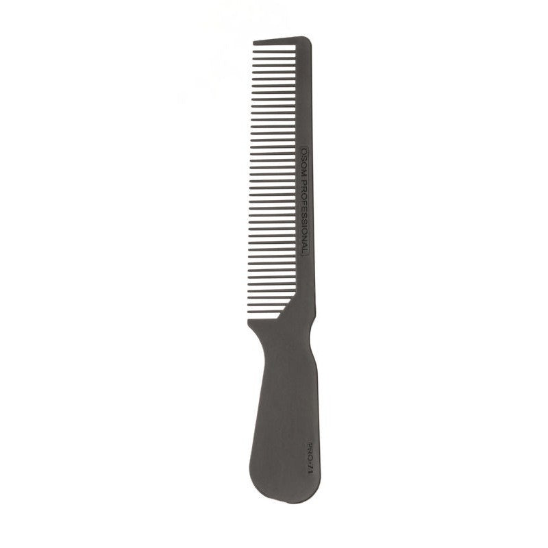 Гребень для волос OSOM Professional Black Cutting Comb OSOMPRO71BLK, антибактериальный