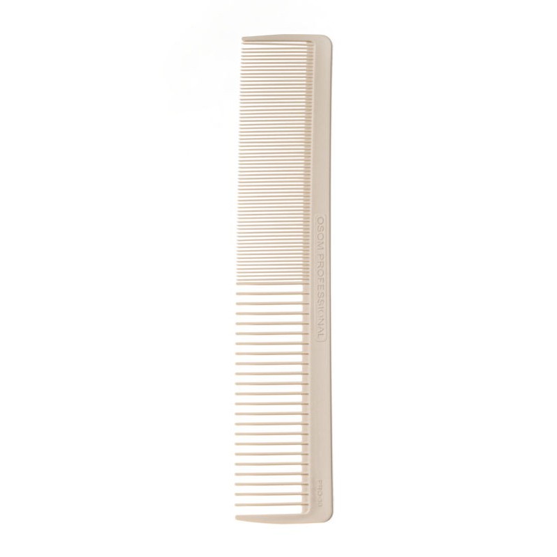 Гребень для волос OSOM Professional White Cutting Comb OSOMPRO30WHT, антибактериальный