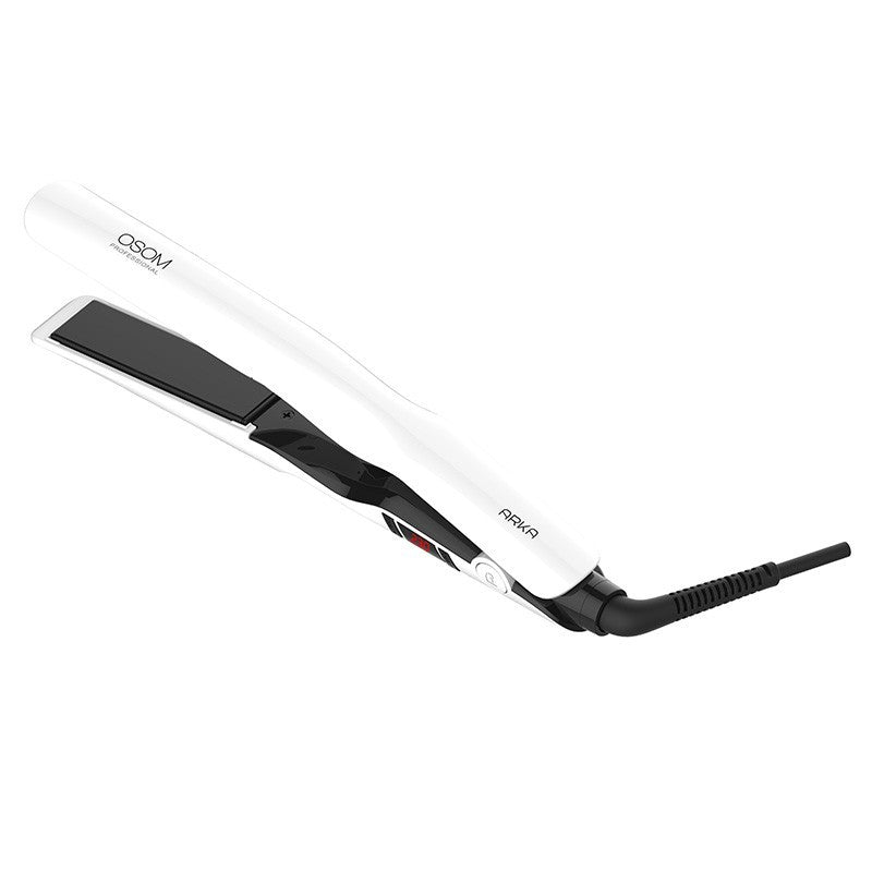 Plaukų tiesintuvas OSOM Professional ARKA Hair Straightener OSOMP198WH, baltos spalvos